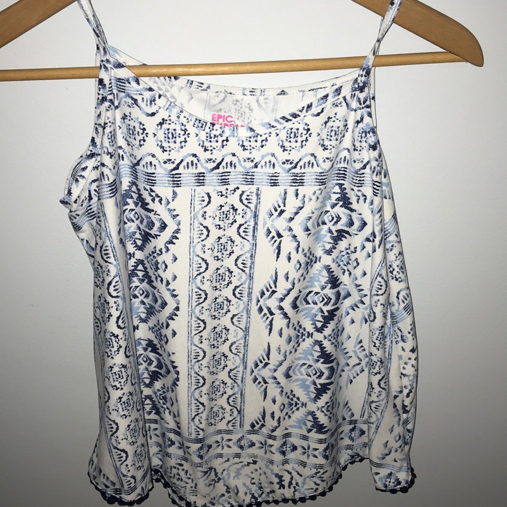 Girls tank top. For summer or under any cardigan.